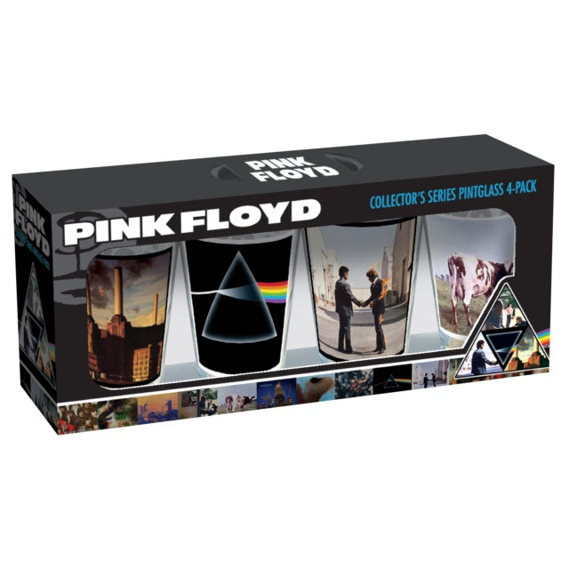 Pink Floyd (Album Covers) 16 Oz 4 Pack Pint Glasses