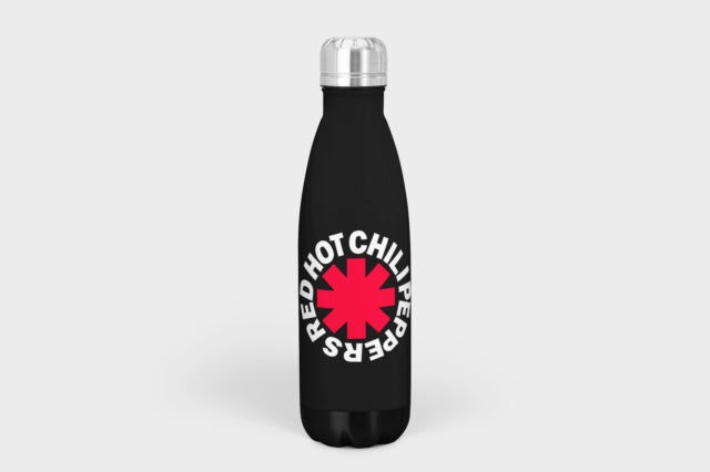 Red Hot Chili Peppers Black Asterisk (Metal Drink Bottle)