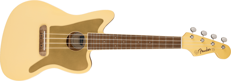 Fender SR Fullerton Jazzmaster® Uke, Vintage White