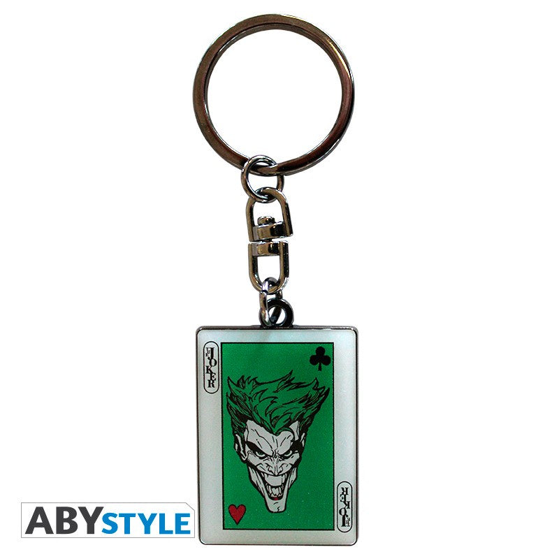 DC Comics The Joker card) Metal Keychain
