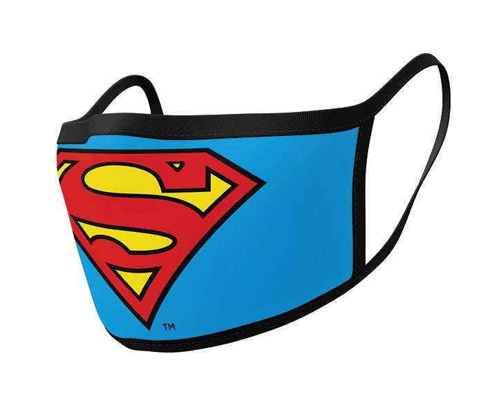 Superman (Logo) Face Mask (2 Pack)