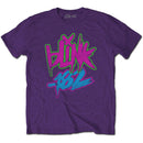 Blink 182 (Neon Logo) Purple Unisex T-Shirt