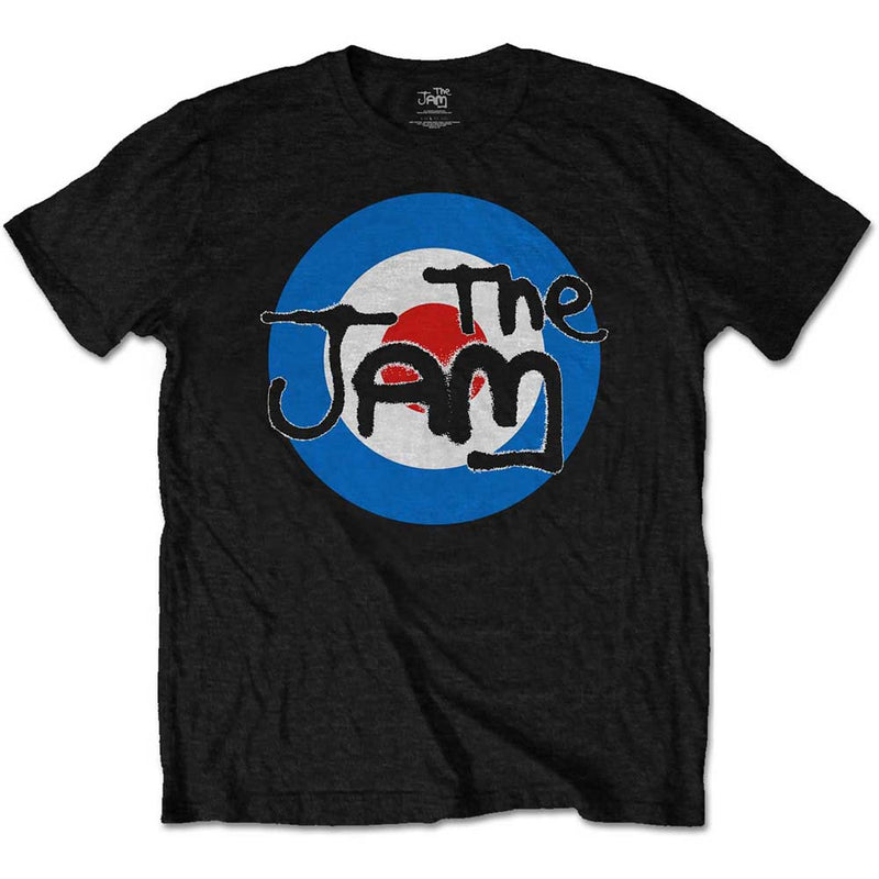 The Jam Black Spray Target Logo Kids T-Shirt