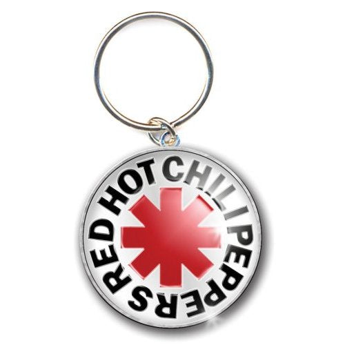 Red Hot Chili Peppers Asterisk Logo Metal Keychain