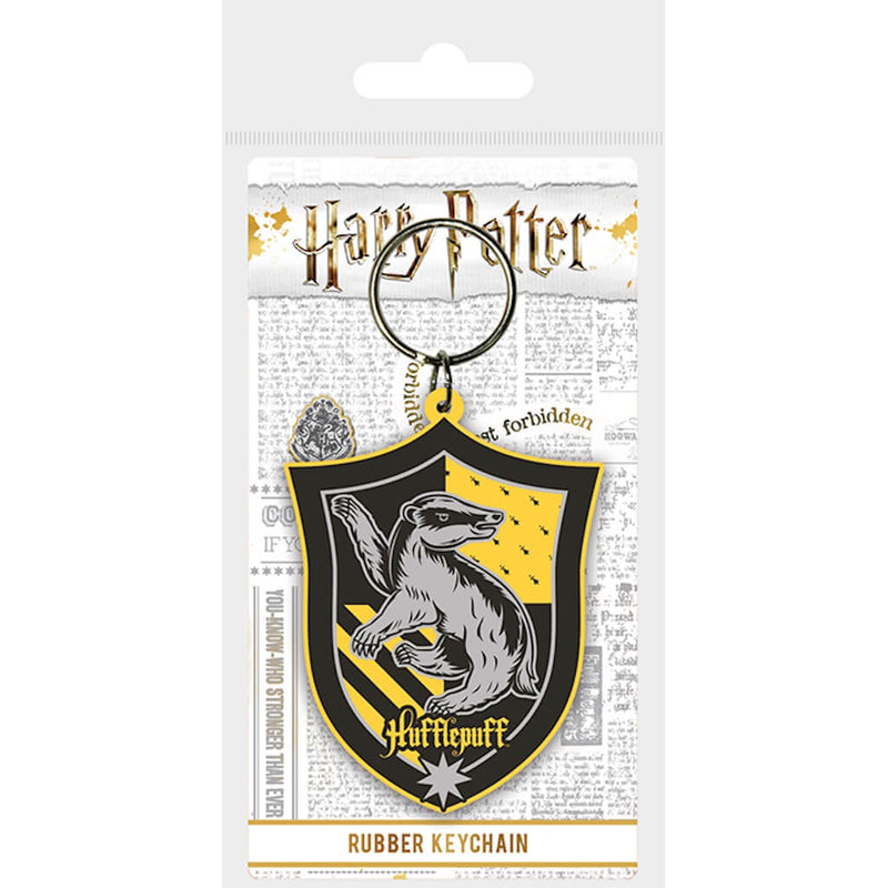 Harry Potter Hufflepuff Rubber Keychain