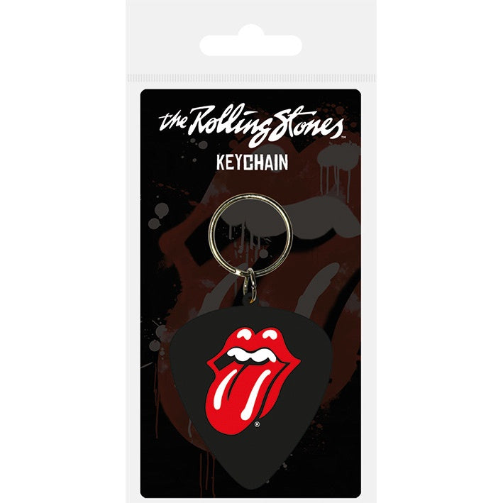 The Rolling Stones Plectrum Rubber Keychain