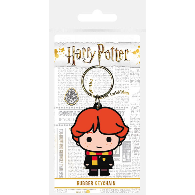 Harry Potter Ron Weasley Chibi Rubber Keychain