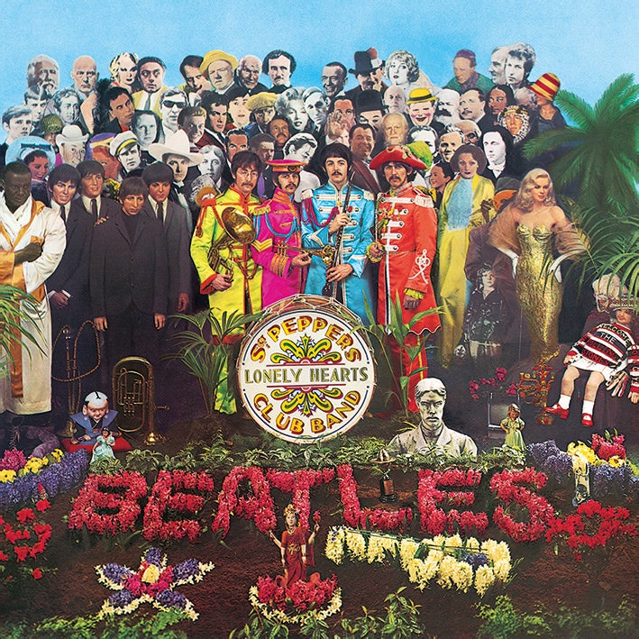 The Beatles (Sgt. Pepper Album Cover) Canvas Print 40cm x 40cm