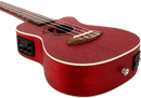 Flight Gemstone DUC380 Coral Electric Concert Ukulele. With Gig Bag