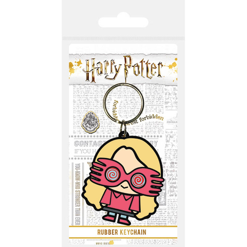 Harry Potter Luna Lovegood Chibi Rubber Keychain