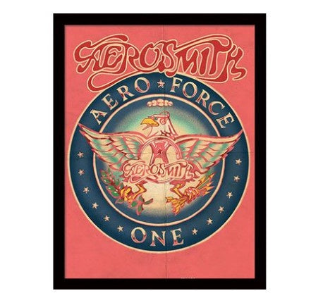 Aerosmith (Aero Force One) A3 Framed Collector Print 30x40cm