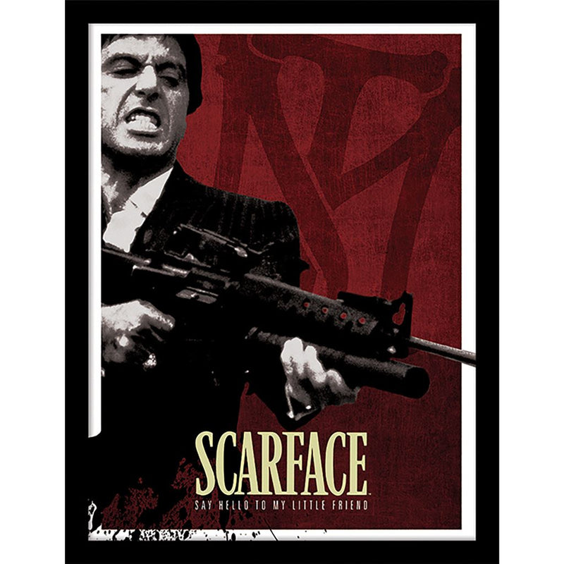 Scarface Framed Collector Print 30 x 40cm