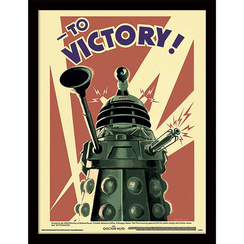 Doctor Who (Victory) Framed Collector Print  30x40cm
