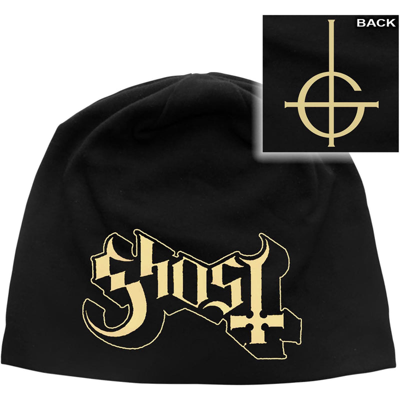 Ghost (Logo) JD Unisex Beanie Hat (Back Print)