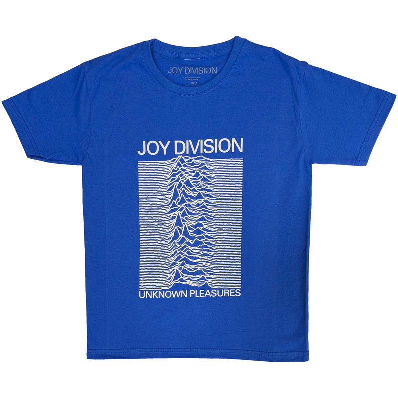 Joy Division (Unknown Pleasures) Kids T-Shirt. Blue