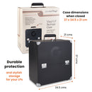 Legend Vinyl - Vinyl Record Storage Case Front Opening Holds Up To 35 LPs
