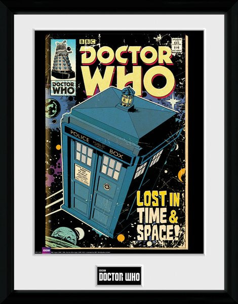 Doctor Who (Lost in Time and Space) A3 Framed Collector Print 30x40cm