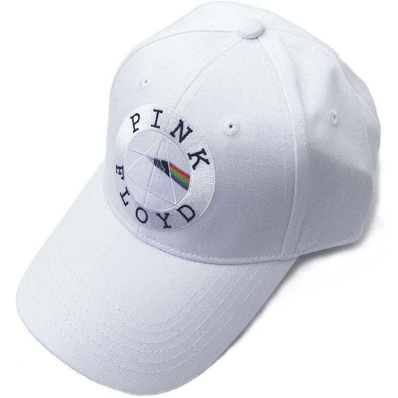 Pink Floyd (Circle Logo) White Unisex Baseball Cap