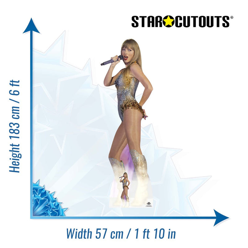 Taylor Swift (Live On Stage) 183cm Life Size Cardboard Cut Out