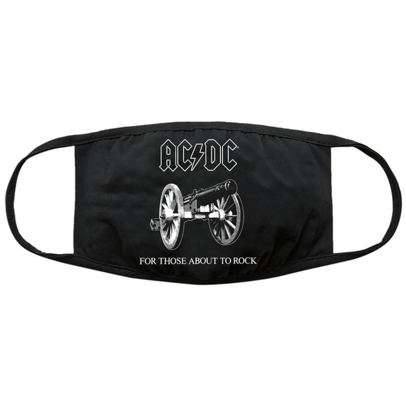 AC/DC (About To Rock) Face Mask - The Musicstore UK