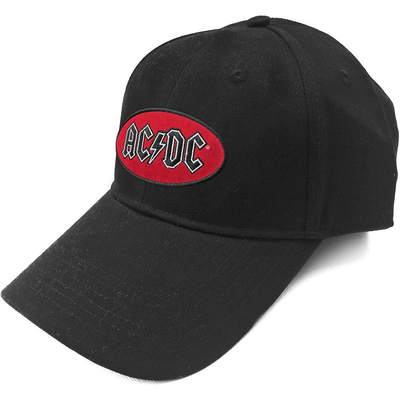 AC/DC (Oval Logo) Sandwich Peak Baseball Cap - The Musicstore UK