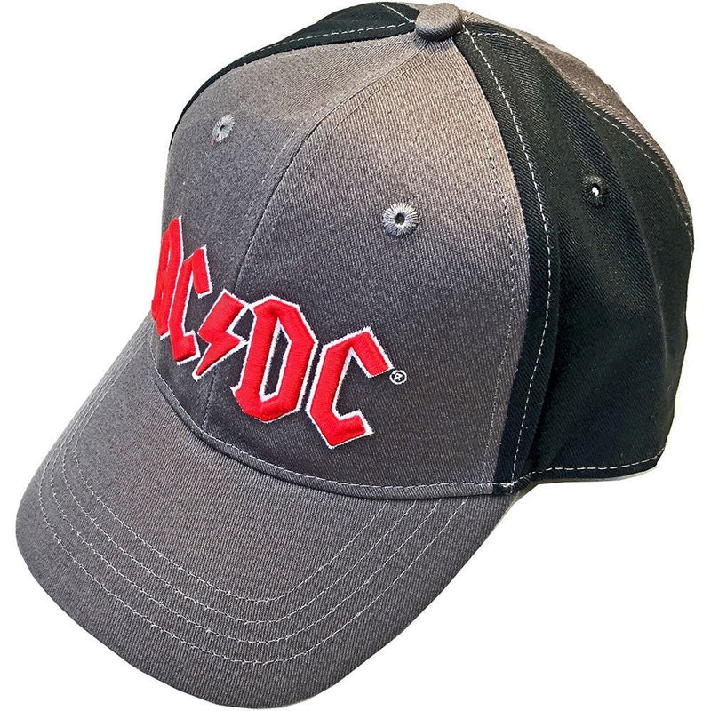 AC/DC (Red Logo) 2 Tone Baseball Cap - The Musicstore UK
