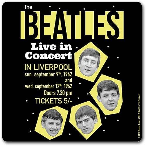 Beatles (Live in Concert) Cork Coaster - The Musicstore UK