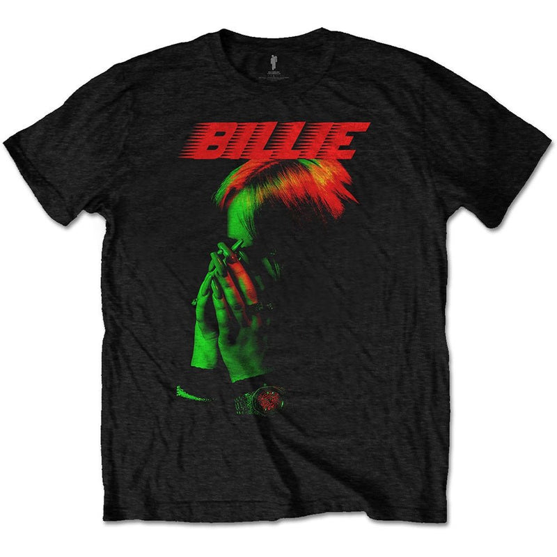 Billie Eilish (Hands Face) Unisex T-Shirt - The Musicstore UK