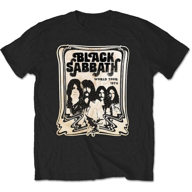 Black Sabbath (World Tour 78) Unisex T-Shirt - The Musicstore UK