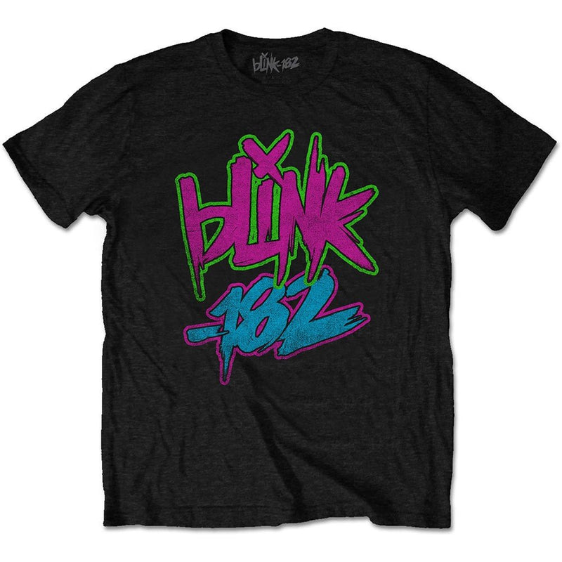Blink 182 (Neon Logo) Unisex T-Shirt - The Musicstore UK