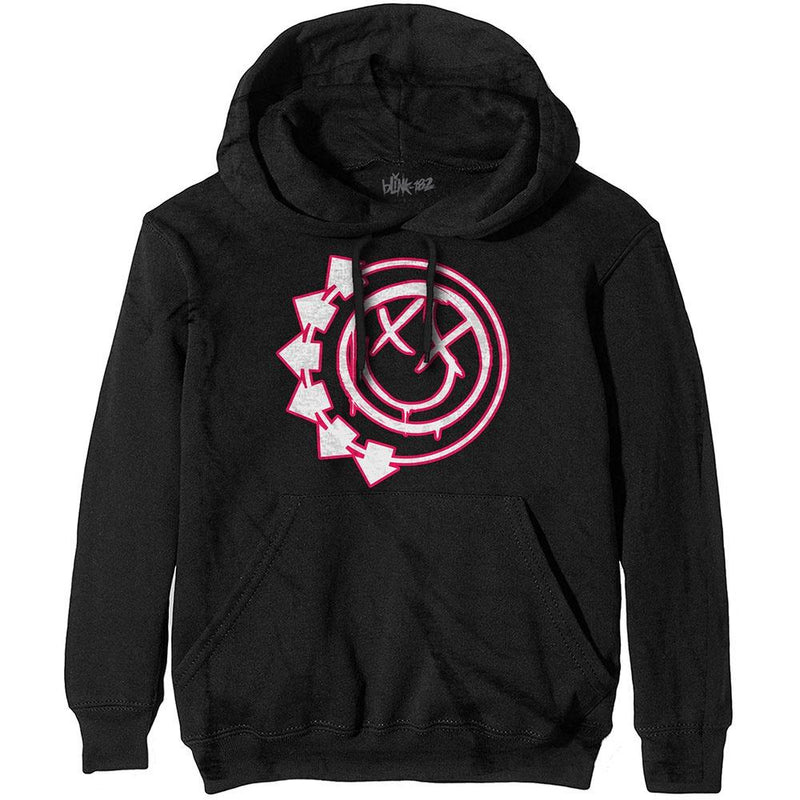 Blink-182 (Six Arrow Smiley) Unisex Pullover Hoodie - The Musicstore UK