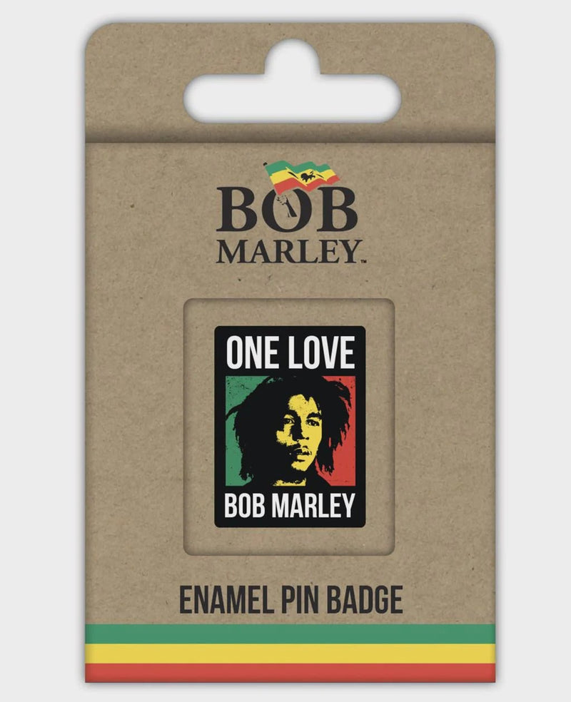Bob Marley (One Love) Enamel Pin Badge - The Musicstore UK