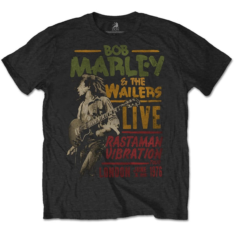 Bob Marley (Rastaman Vibration Tour 1976) Unisex T-Shirt - The Musicstore UK