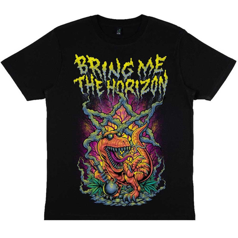 Bring Me The Horizon (Smoking Dinosaur) Unisex T-Shirt - The Musicstore UK