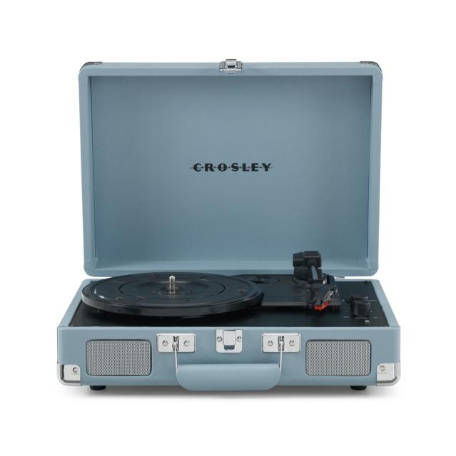 Crosley Cruiser Plus Deluxe Portable Turntable (Tourmaline) With Bluetooth Out - The Musicstore UK