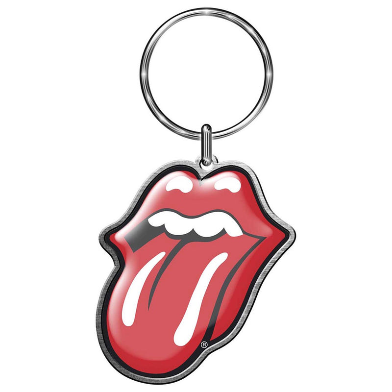 The Rolling Stones (Classic Tongue) Metal Keychain (Die-Cast Relief)
