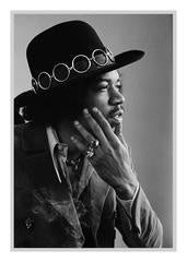 Jimi Hendrix (Classic Pose Wolman) Greeting Card