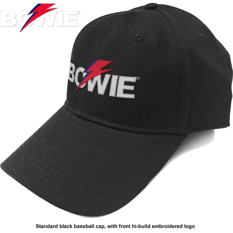 David Bowie (Aladdin Sane Bolt Logo) Baseball Cap - The Musicstore UK