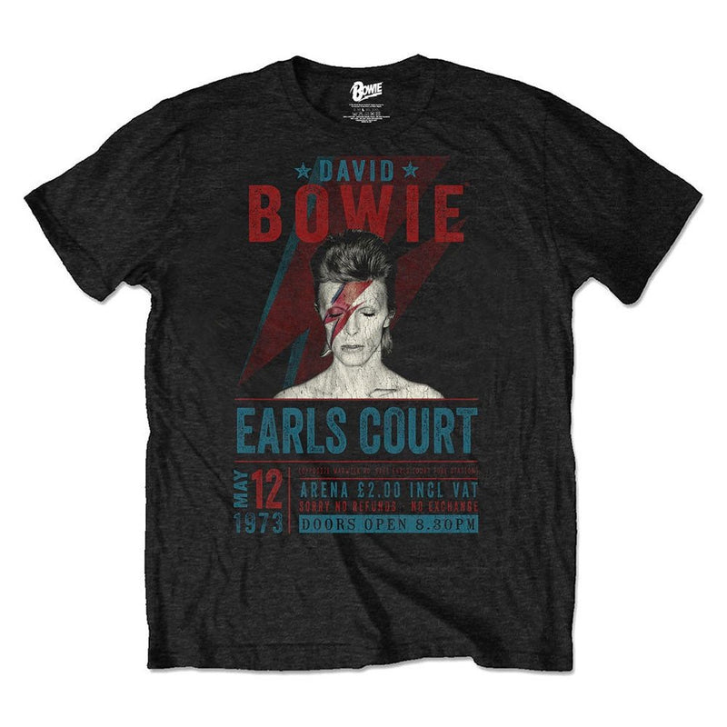 David Bowie (Earls Court '73) ECO Unisex T-Shirt - The Musicstore UK