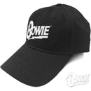 David Bowie (White Flash Logo) Unisex Baseball Cap - The Musicstore UK