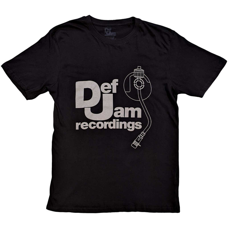 Def Jam Recordings (Logo & Stylus) Unisex T-Shirt - The Musicstore UK