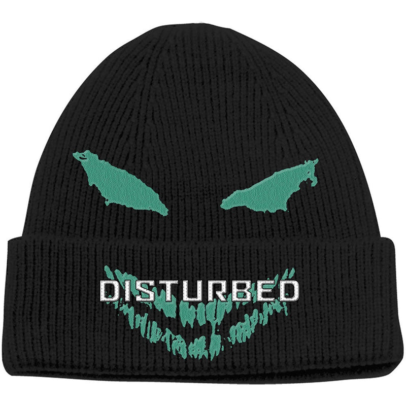 Disturbed (Green Face) Unisex Beanie Hat - The Musicstore UK