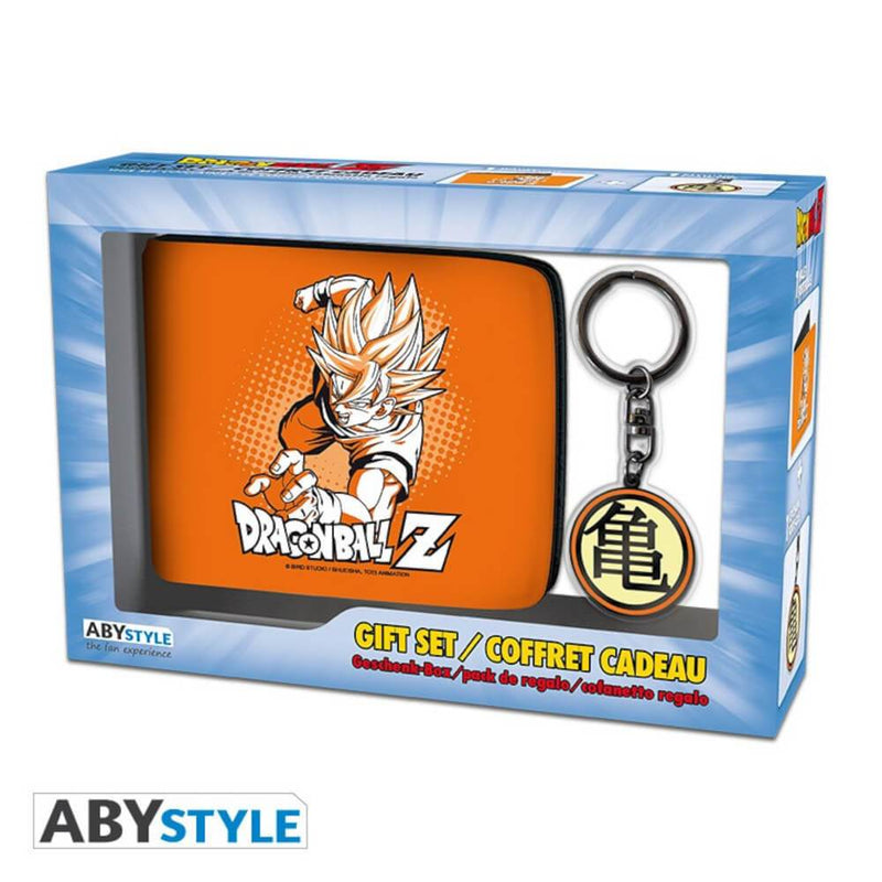 Dragon Ball Z (Goku) Wallet and Keychain Gift Set - The Musicstore UK