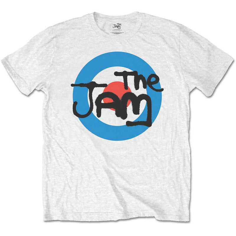 The Jam White Spray Target Logo Kids T-Shirt