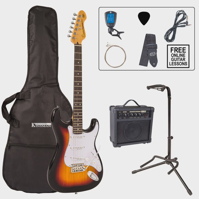 Encore E6 Electric Guitar Starter Pack. Sunburst - The Musicstore UK