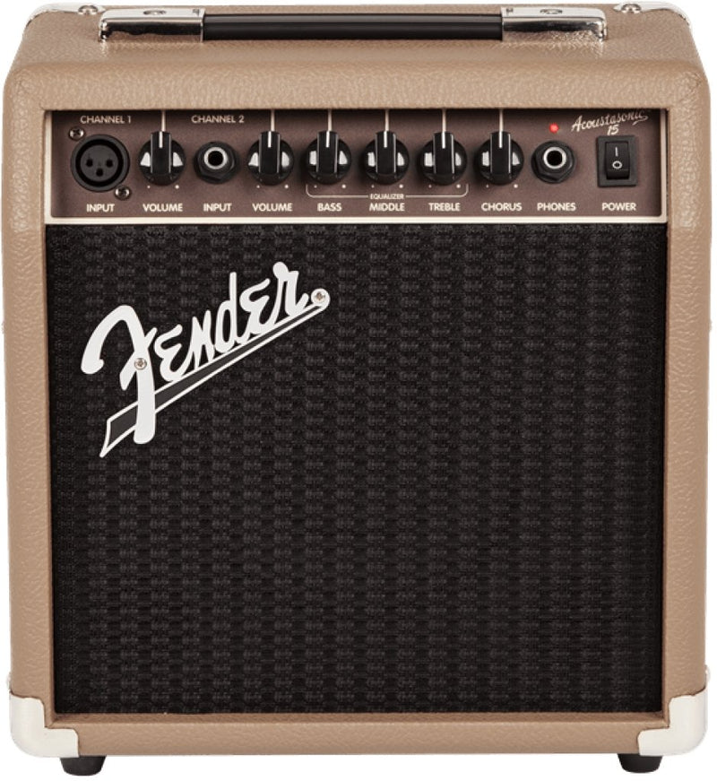 Fender Acoustasonic 15 Acoustic Guitar Amplifier - The Musicstore UK