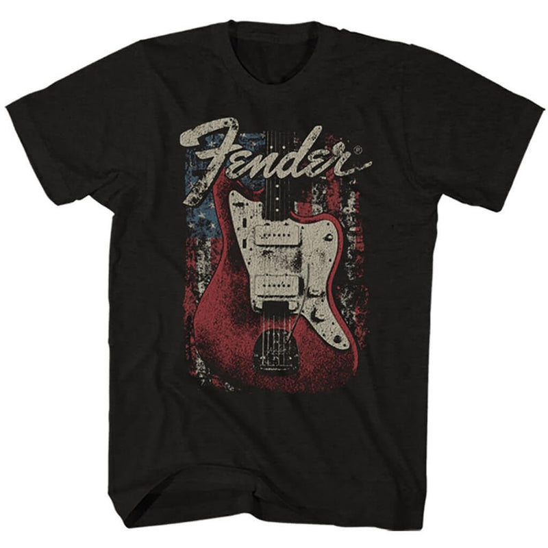 Fender (Distressed Jazzmaster Guitar) T-Shirt - The Musicstore UK