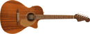 Fender FSR Newporter Player Electro Acoustic Guitar. All Mahogany - The Musicstore UK