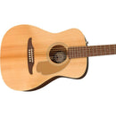 Fender Malibu Player Electro Acoustic Guitar. Walnut Fingerboard, Natural - The Musicstore UK