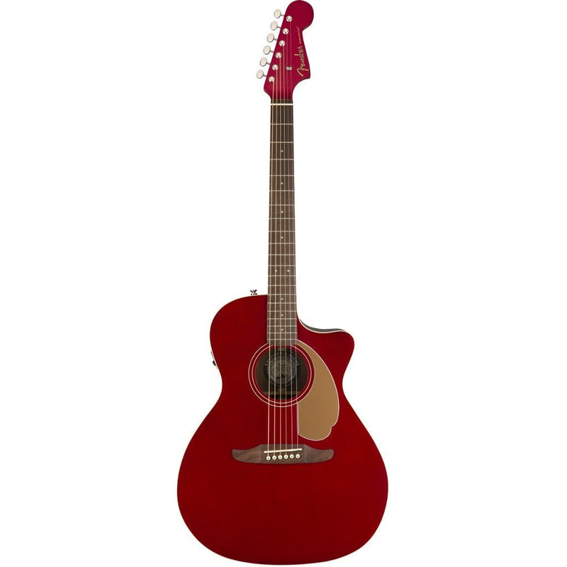 Fender Newporter Player Electro Acoustic Guitar. Walnut Fingerboard. Candy Apple Red - The Musicstore UK